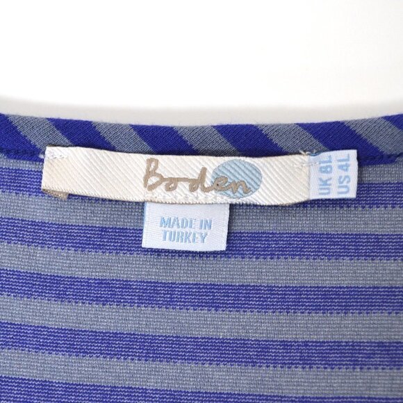 Boden Pencil Below Knee Striped Dress 4L - Picture 7 of 7